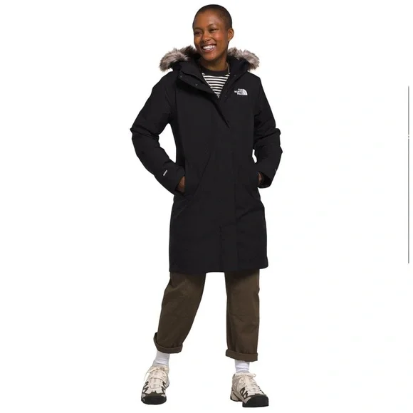 Women's North Face Arctic Down Parka - Picture 4 of 5